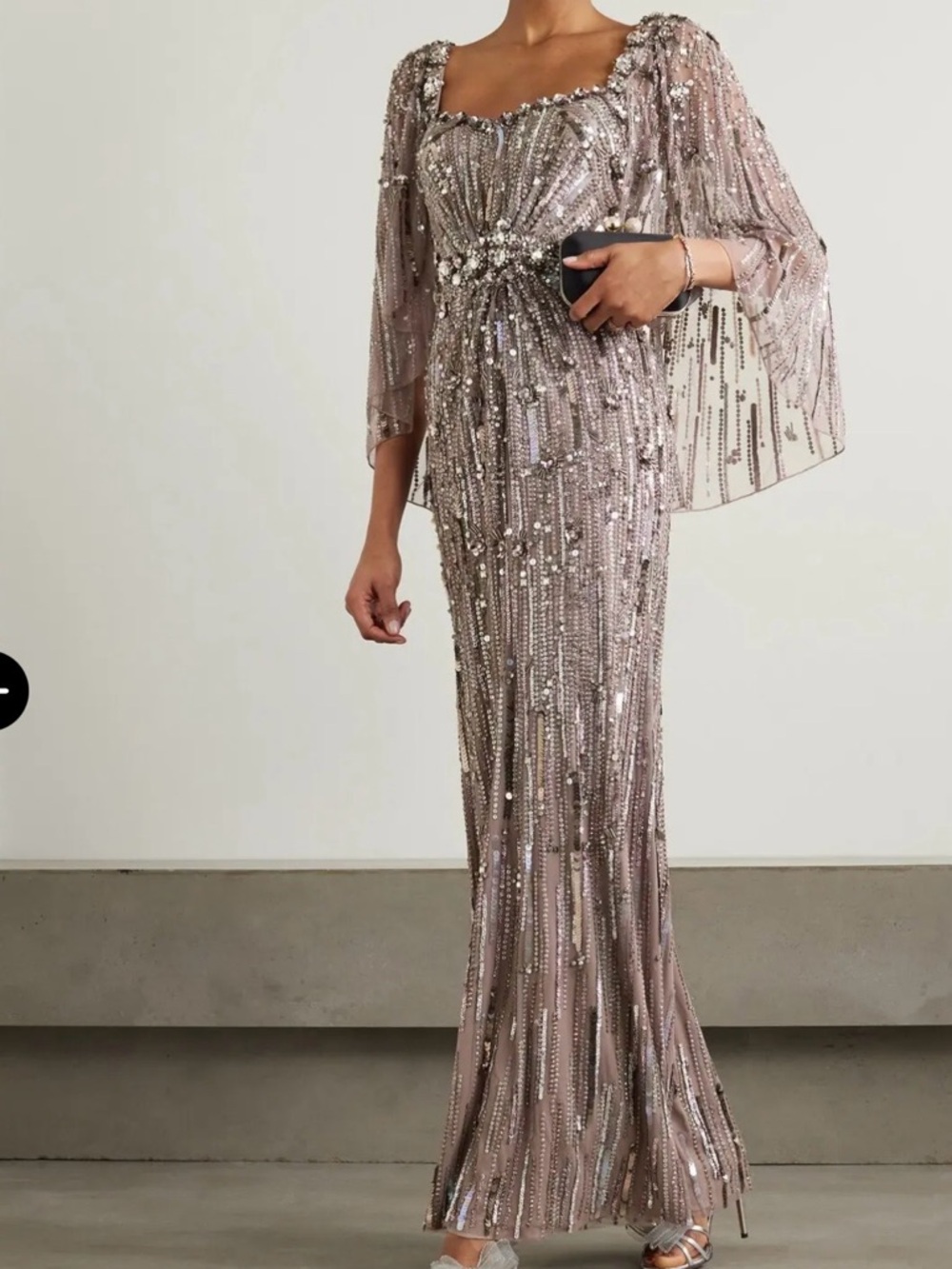 Jenny Packham Glittering Mauve Gown - Picture 8 of 10